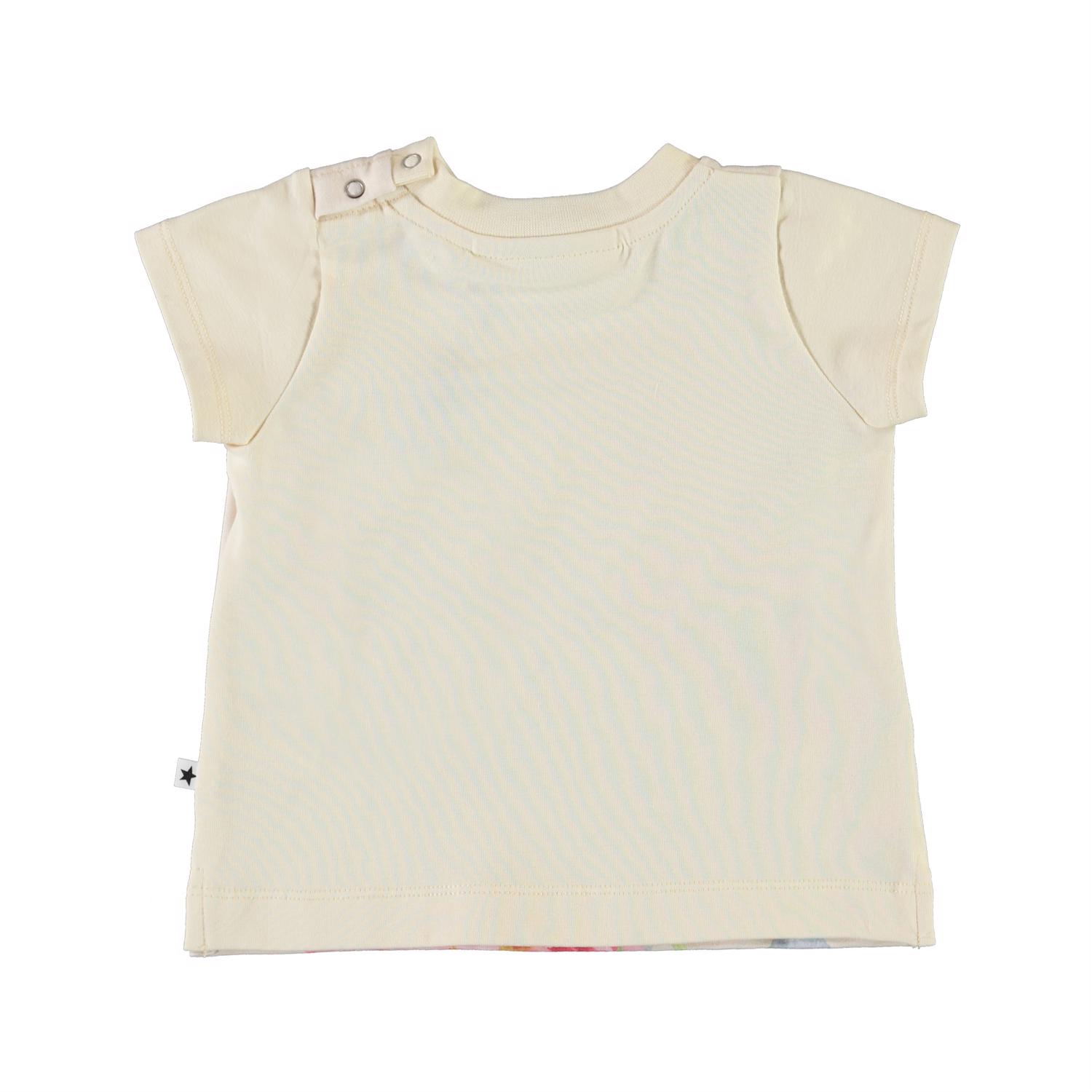 Elly - Kitty Cat - Organic baby t-shirt with flowers - Molo