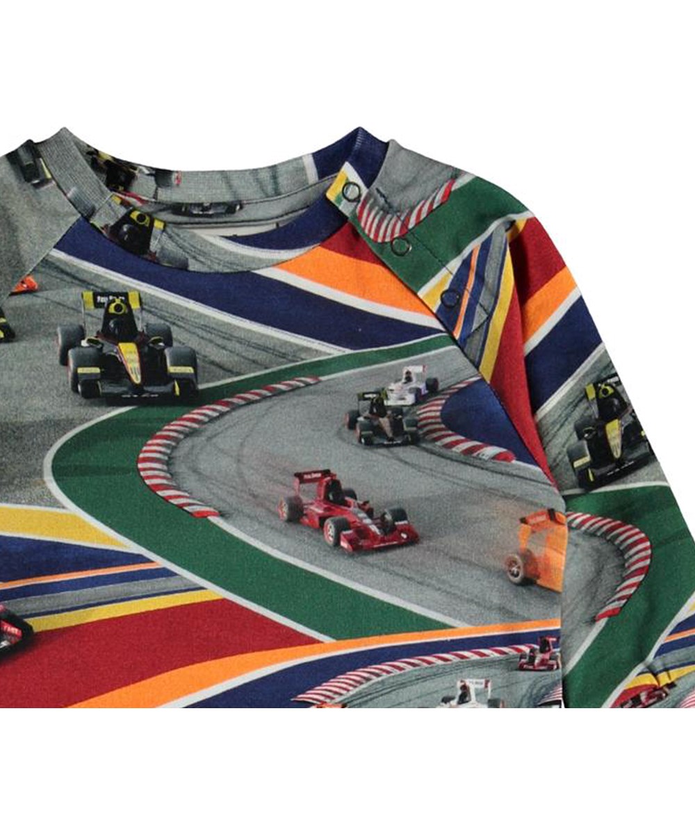 Fairfax - Full Speed - Biologische babypakje met raceauto’s