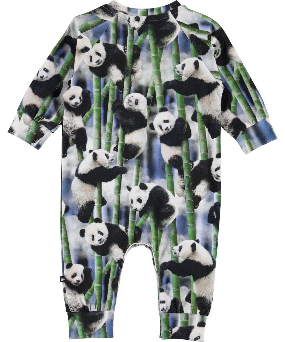 Fairfax - Panda - Biologische babypak met panda’s