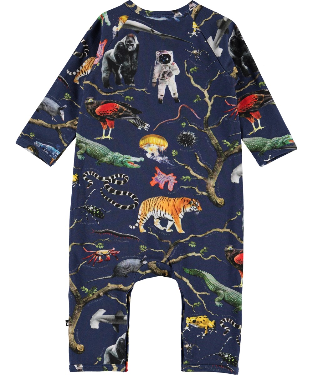 Fleming - Tree Of Life - Biologische babypak met een boom en dieren