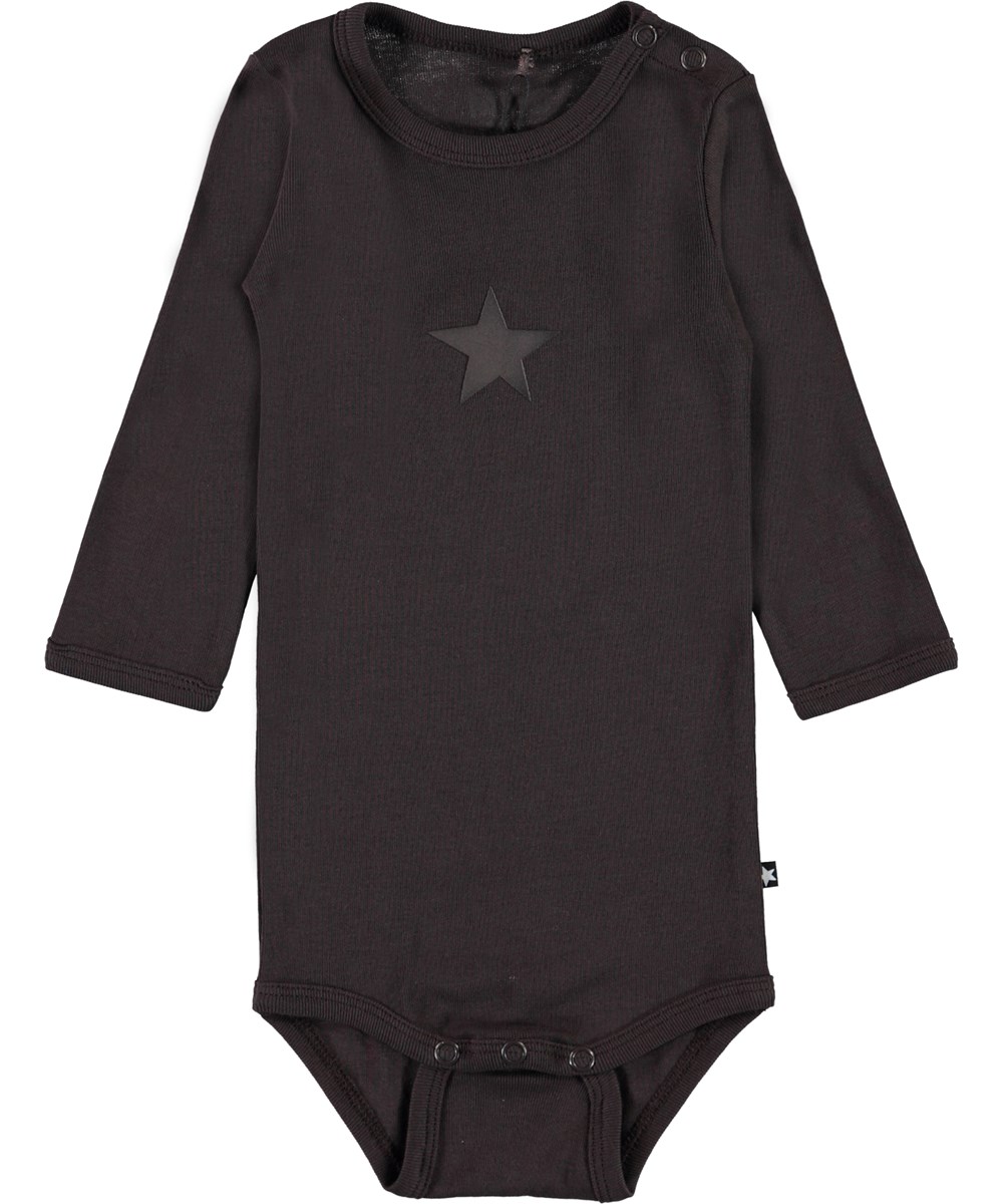 Foss - Brown Darkness - Bruine biologische romper