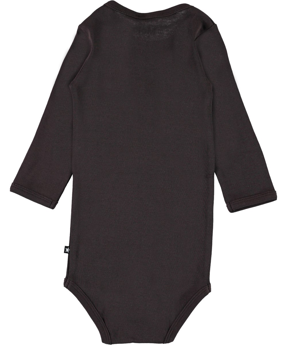 Foss - Brown Darkness - Bruine biologische romper