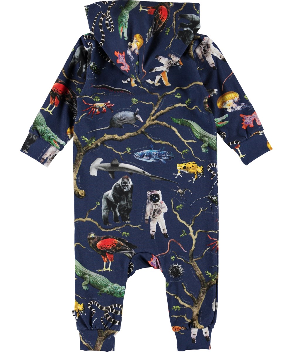 Fowo - Tree Of Life - Biologische babypak met capuchon