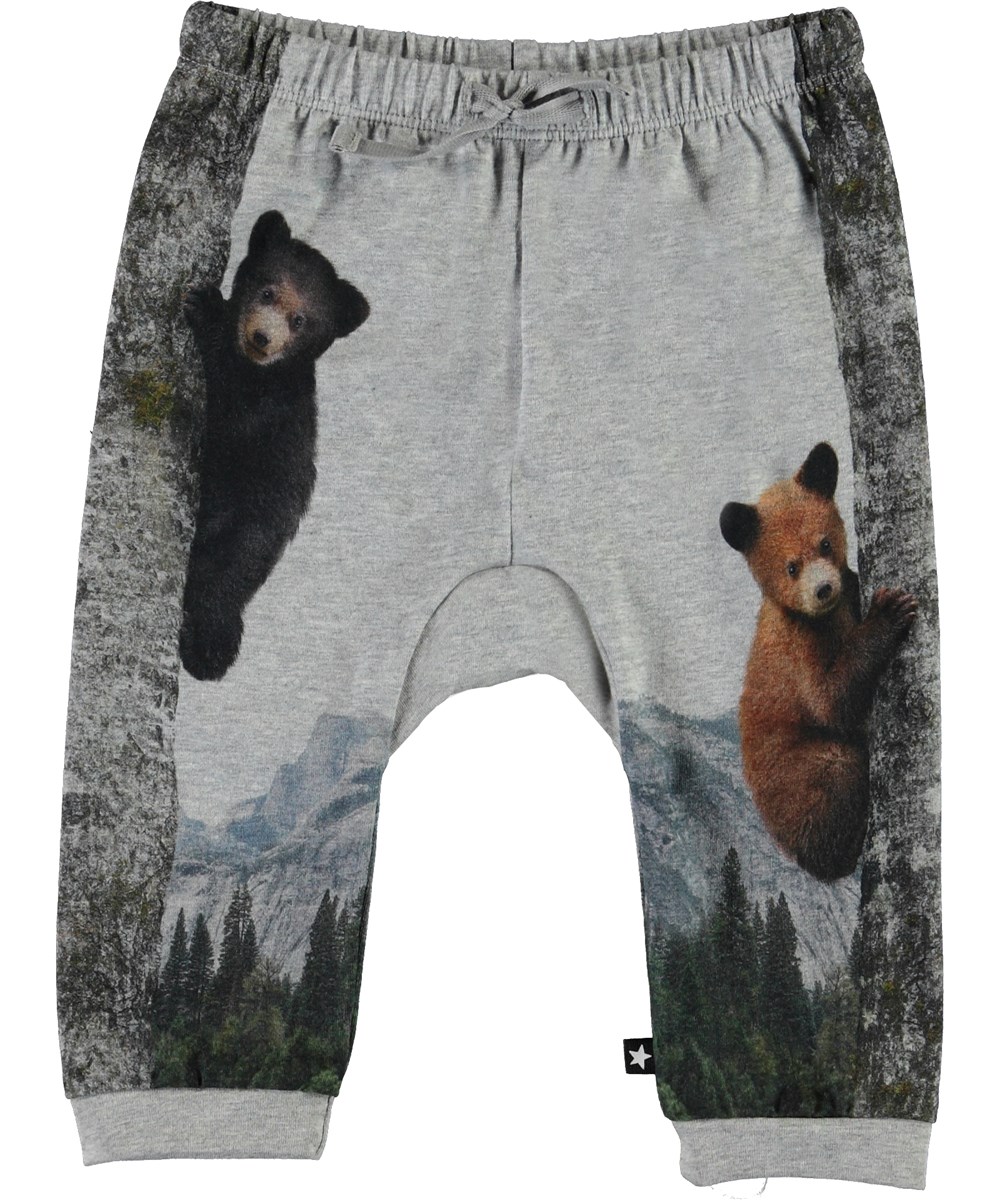 Sabbe - Climbing Bears - Biologische babybroek met beren