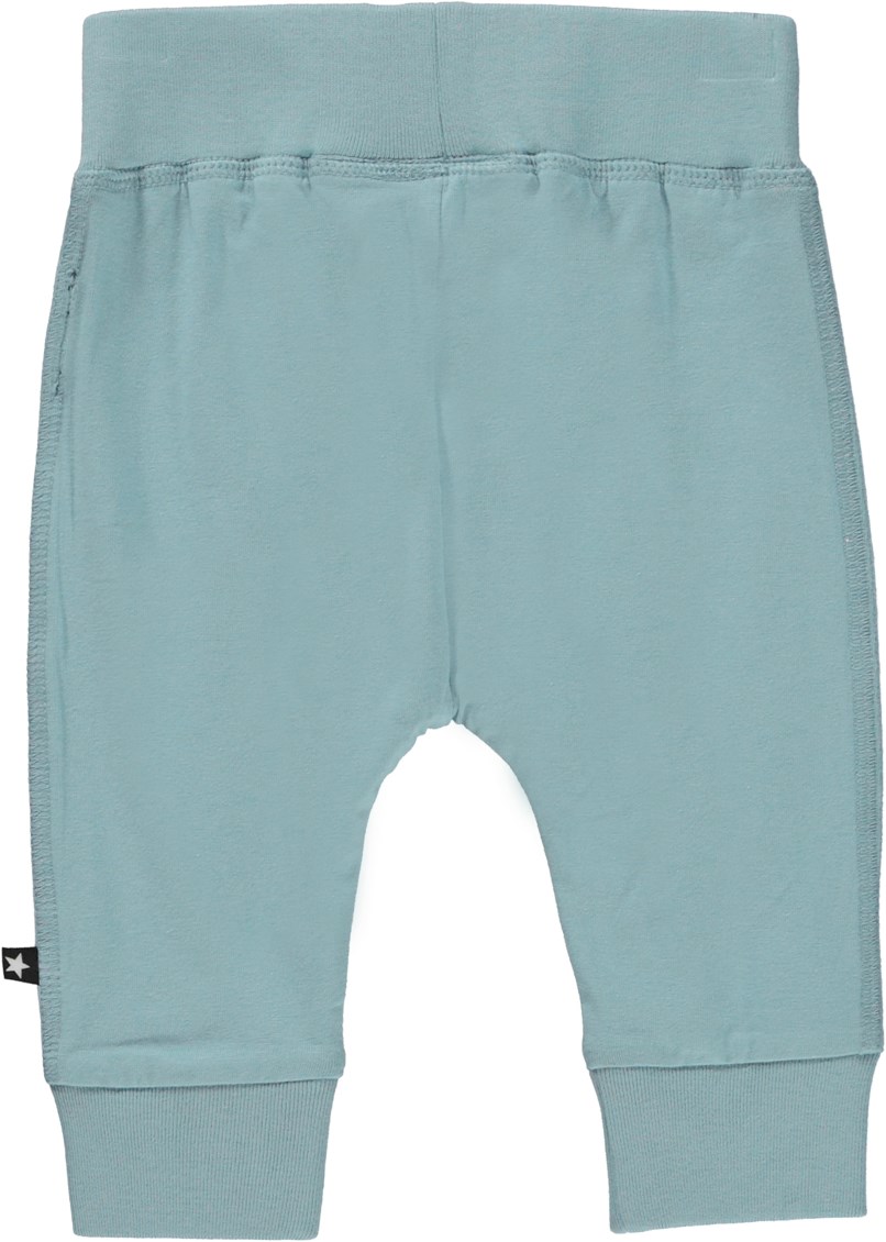 Sammy - Calm - Lichtblauwe biologische baby joggingbroek