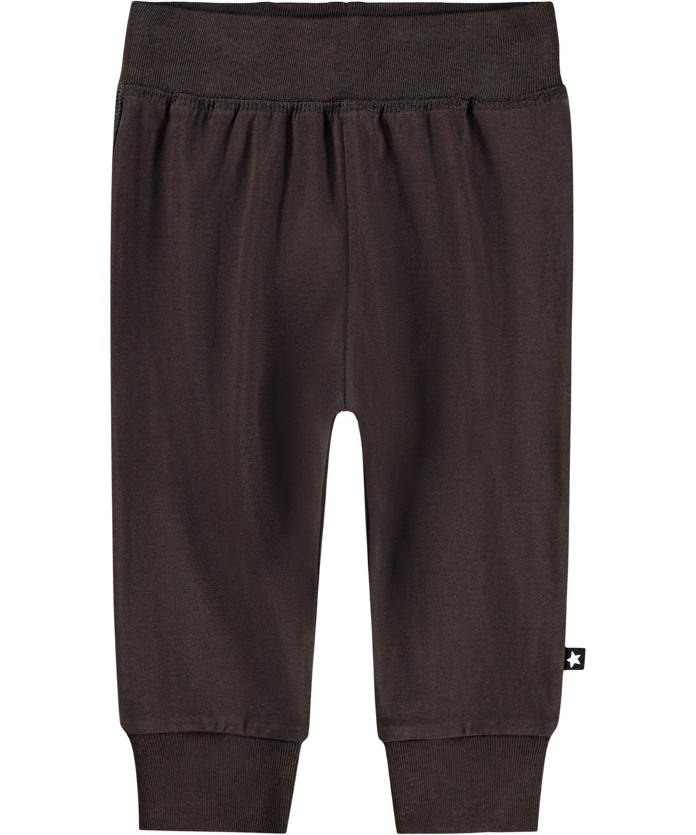 Sammy - Dark Cocoa - Bruine broek voor de kleintjes gemaakt van biologisch katoen.