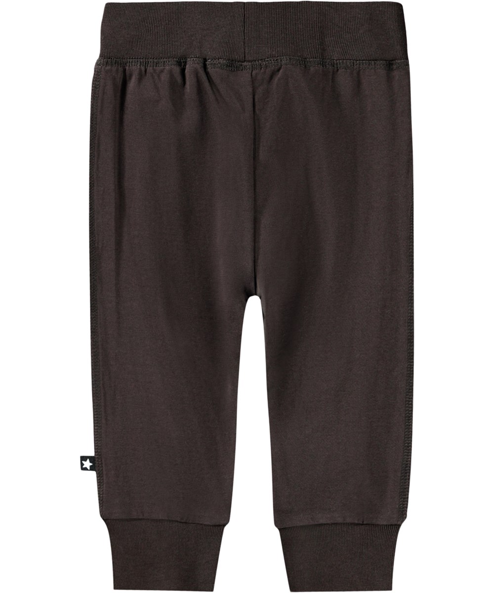 Sammy - Dark Cocoa - Bruine broek voor de kleintjes gemaakt van biologisch katoen.
