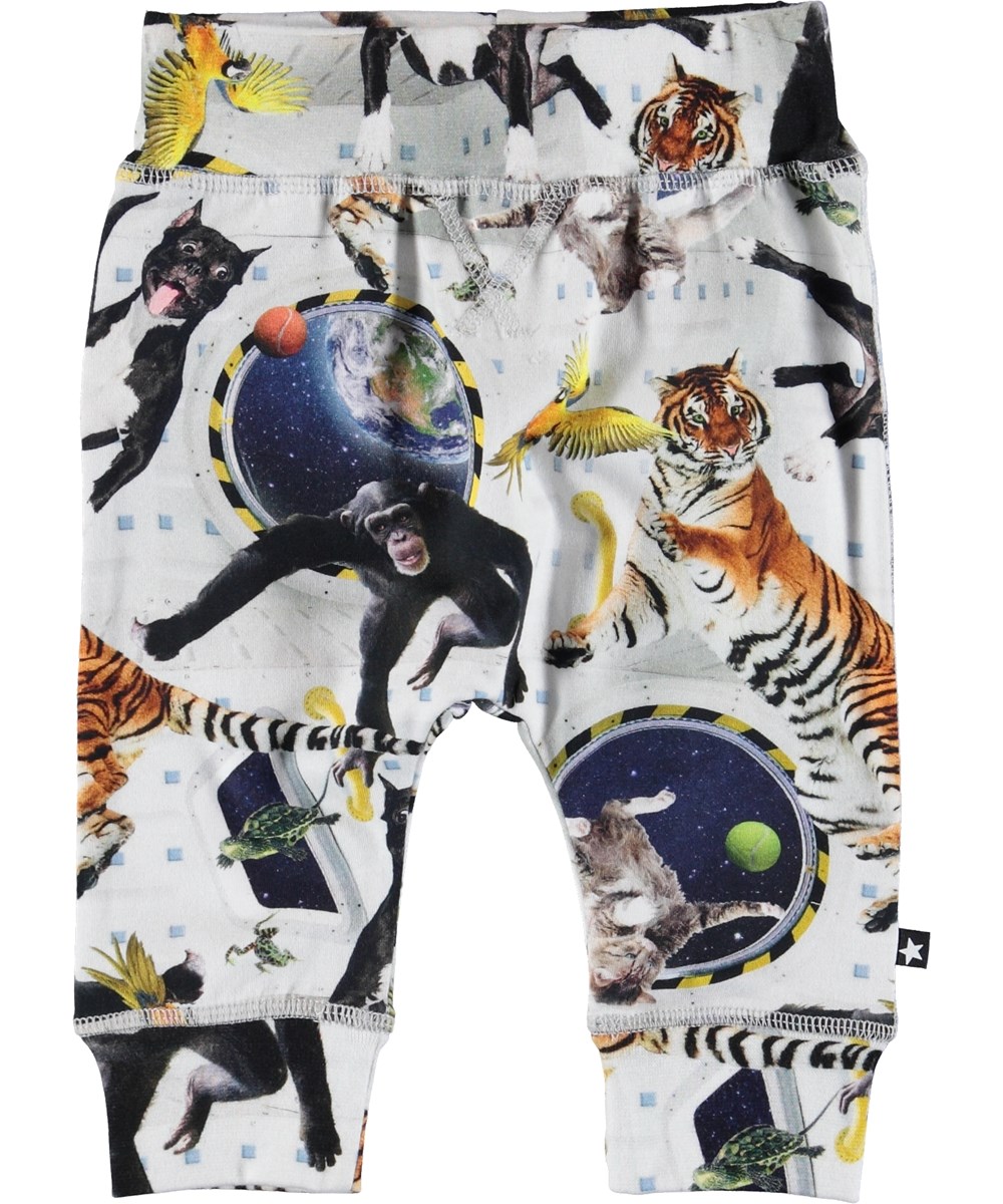 Sammy - No Gravity - Babybroek met dieren in de ruimte.