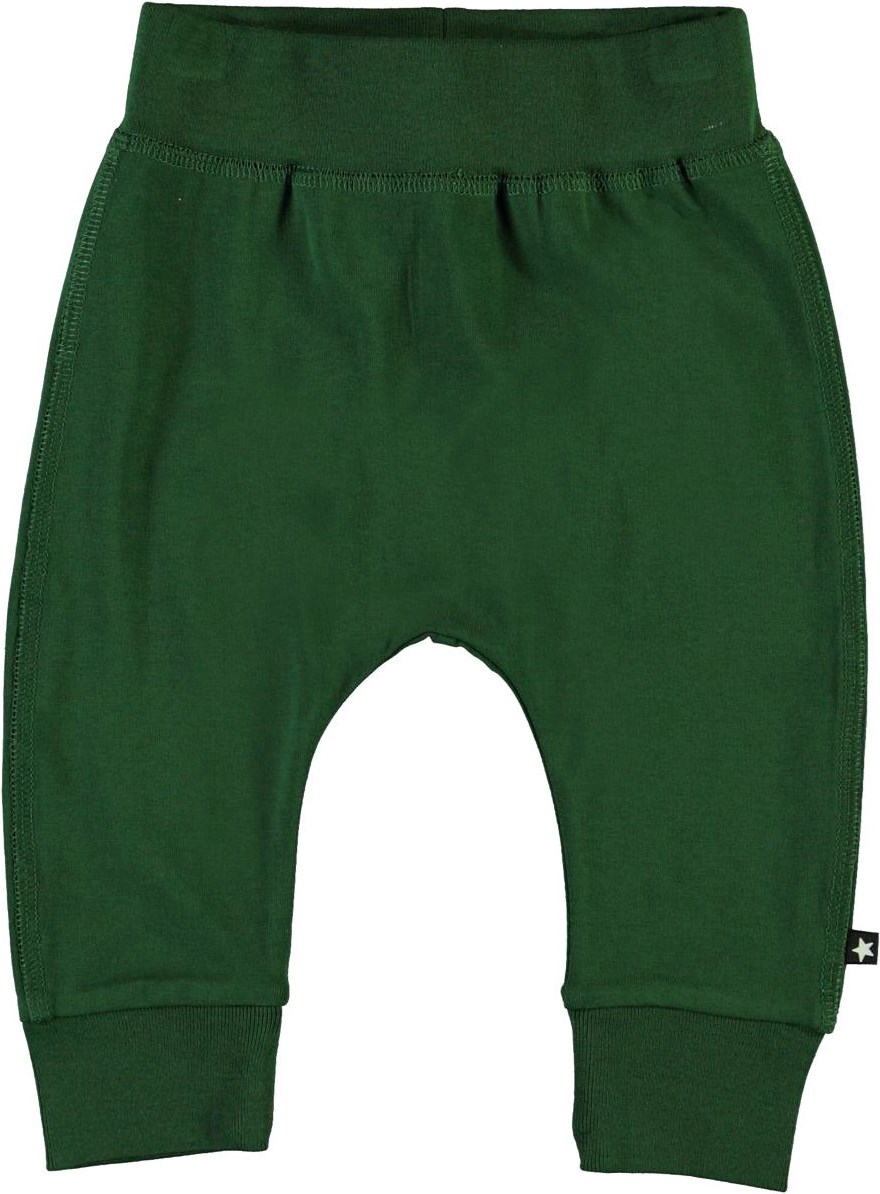 Sammy - Eden - Groene biologische babybroek