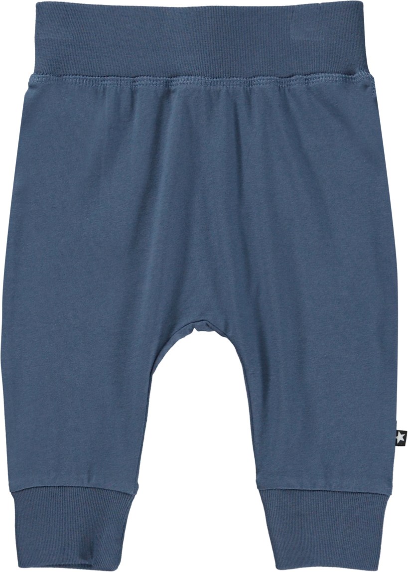 Sammy - Twilight - Blauwe biologische baby joggingbroek