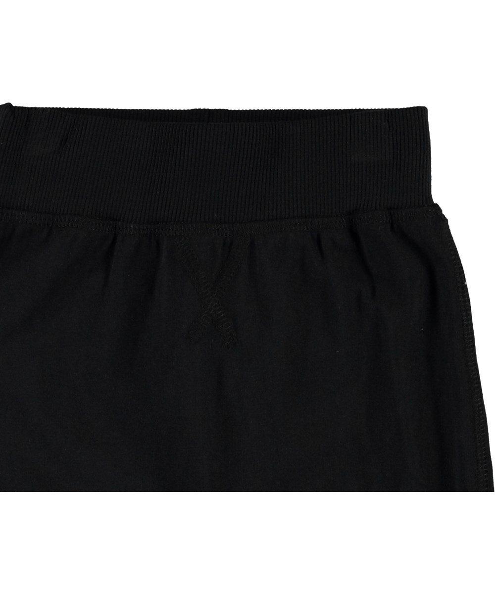 Sammy - Black - Zwarte biologisch babybroek