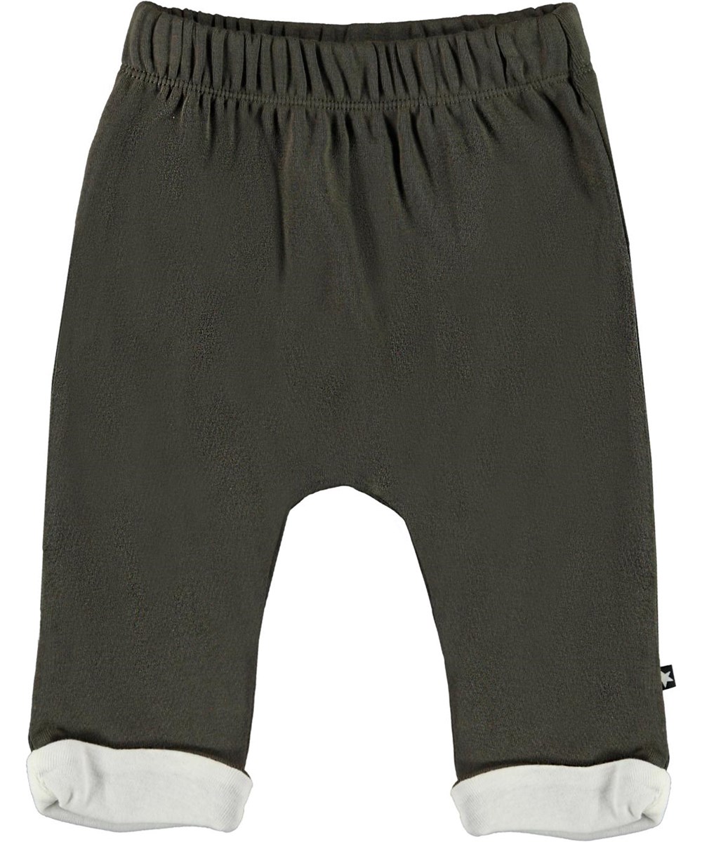 Soyo - Beluga - Grijze biologische babybroek