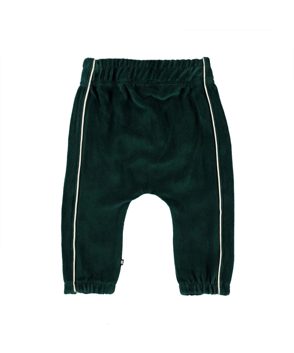 Storm - Night Forest - Groene fluwelen babybroek