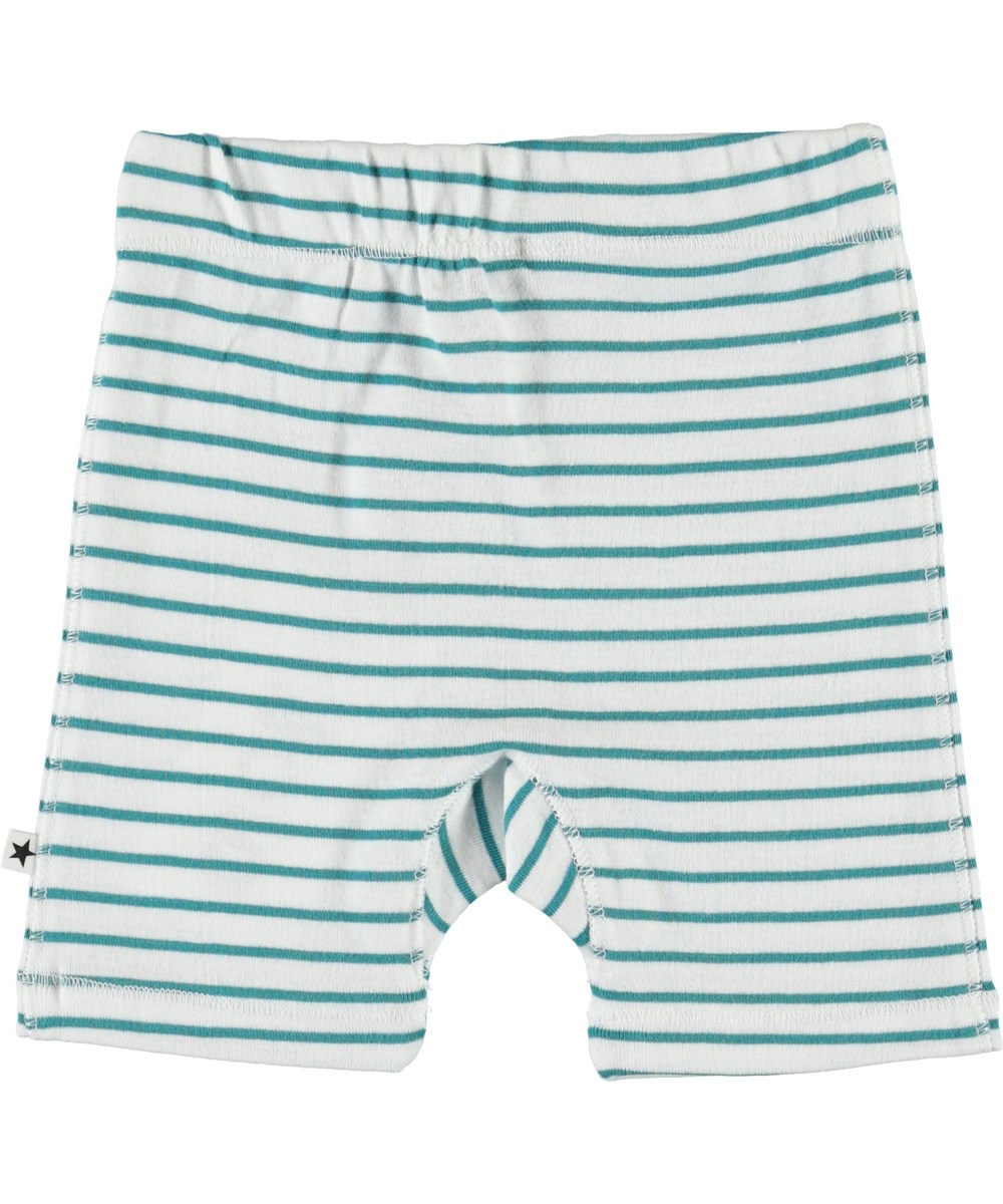 Sebbo - Kerosene Stripe - Biologische gestreepte baby korte broek