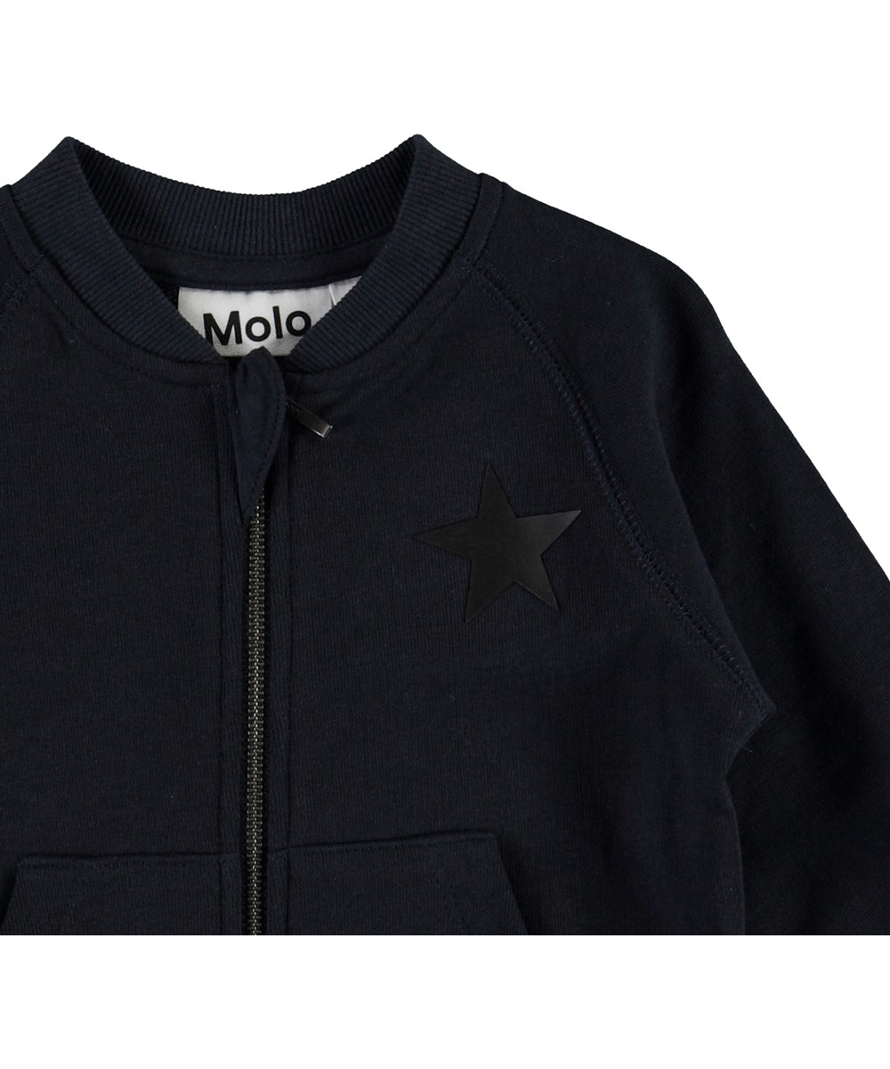 Daylo - Dark Navy - Babyvest met ster