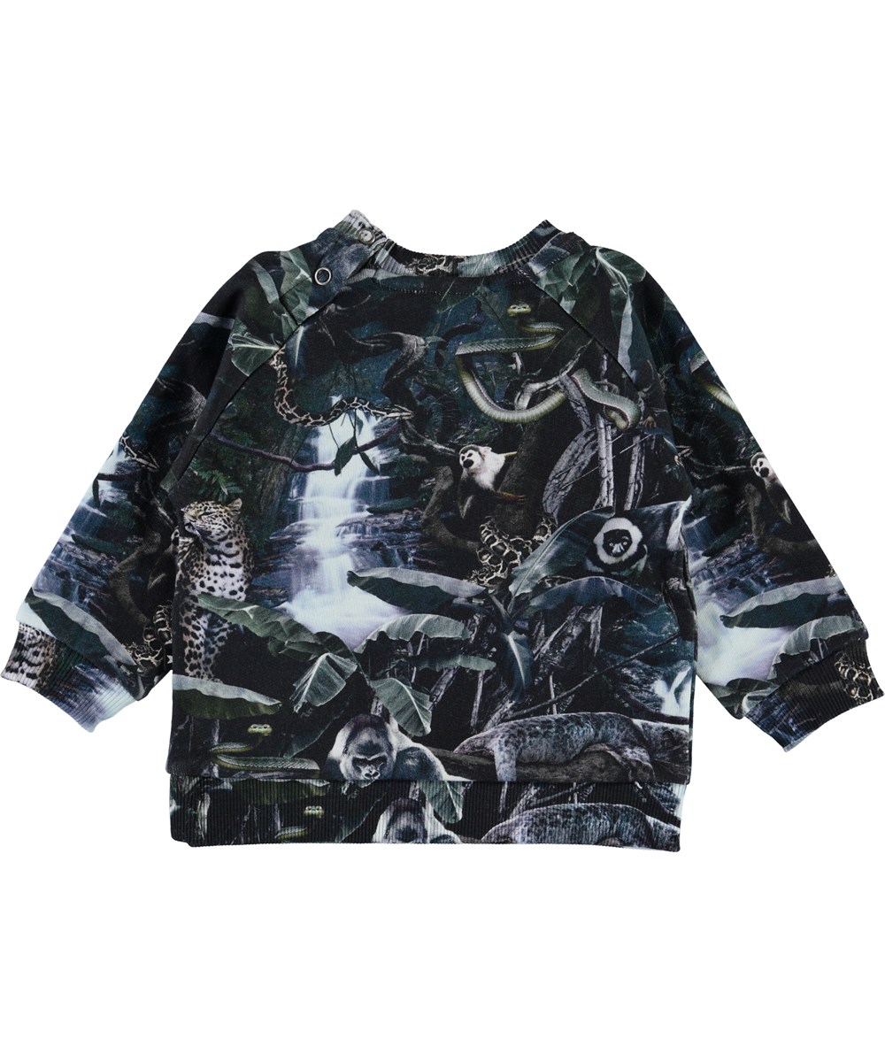 Disco - Moonlit Jungle - Biologische babytrui met dieren