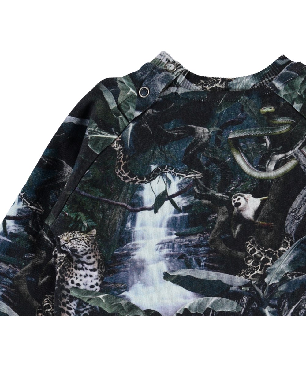 Disco - Moonlit Jungle - Biologische babytrui met dieren