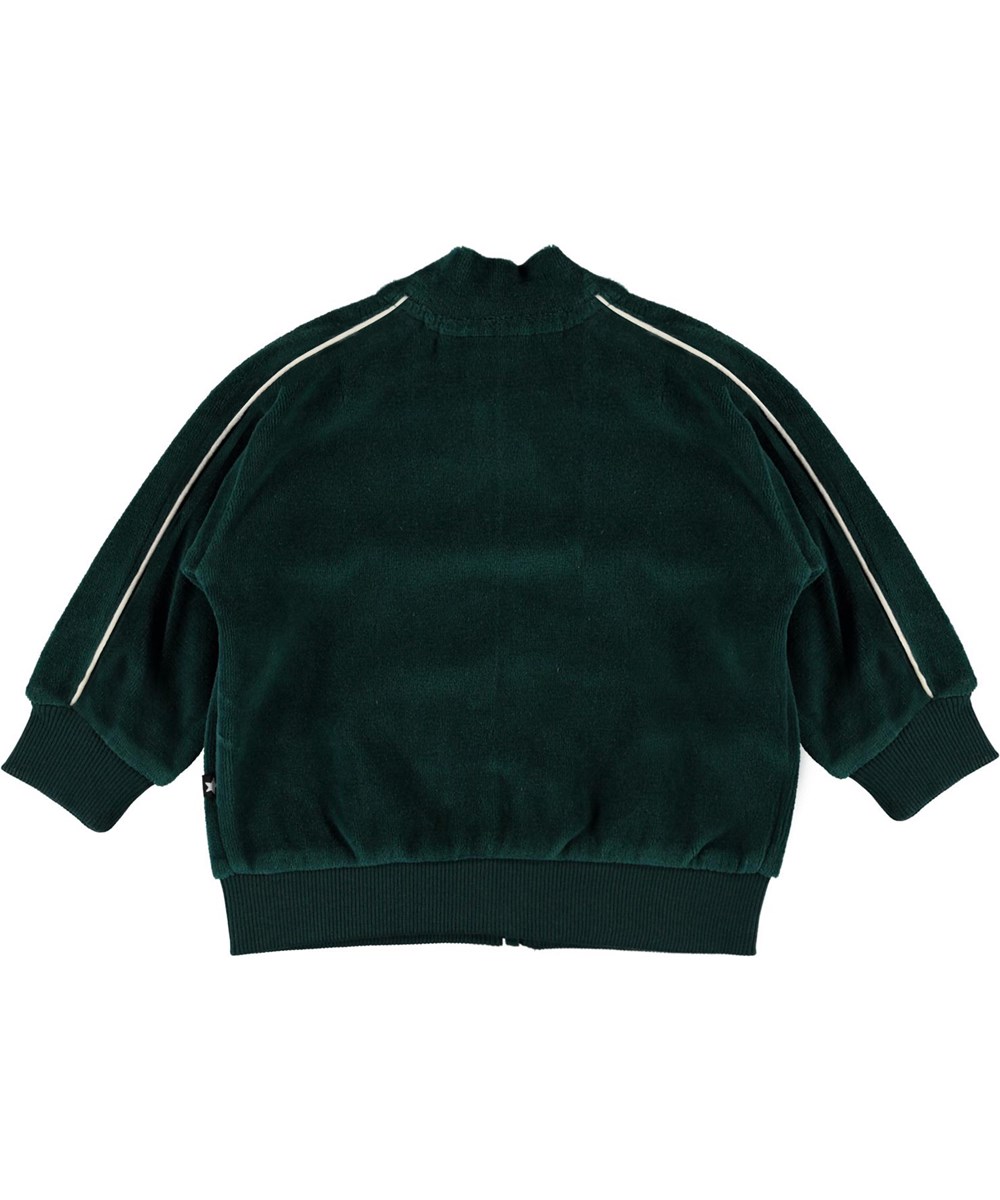 Dormo - Night Forest - Groene fluwelen babyvest