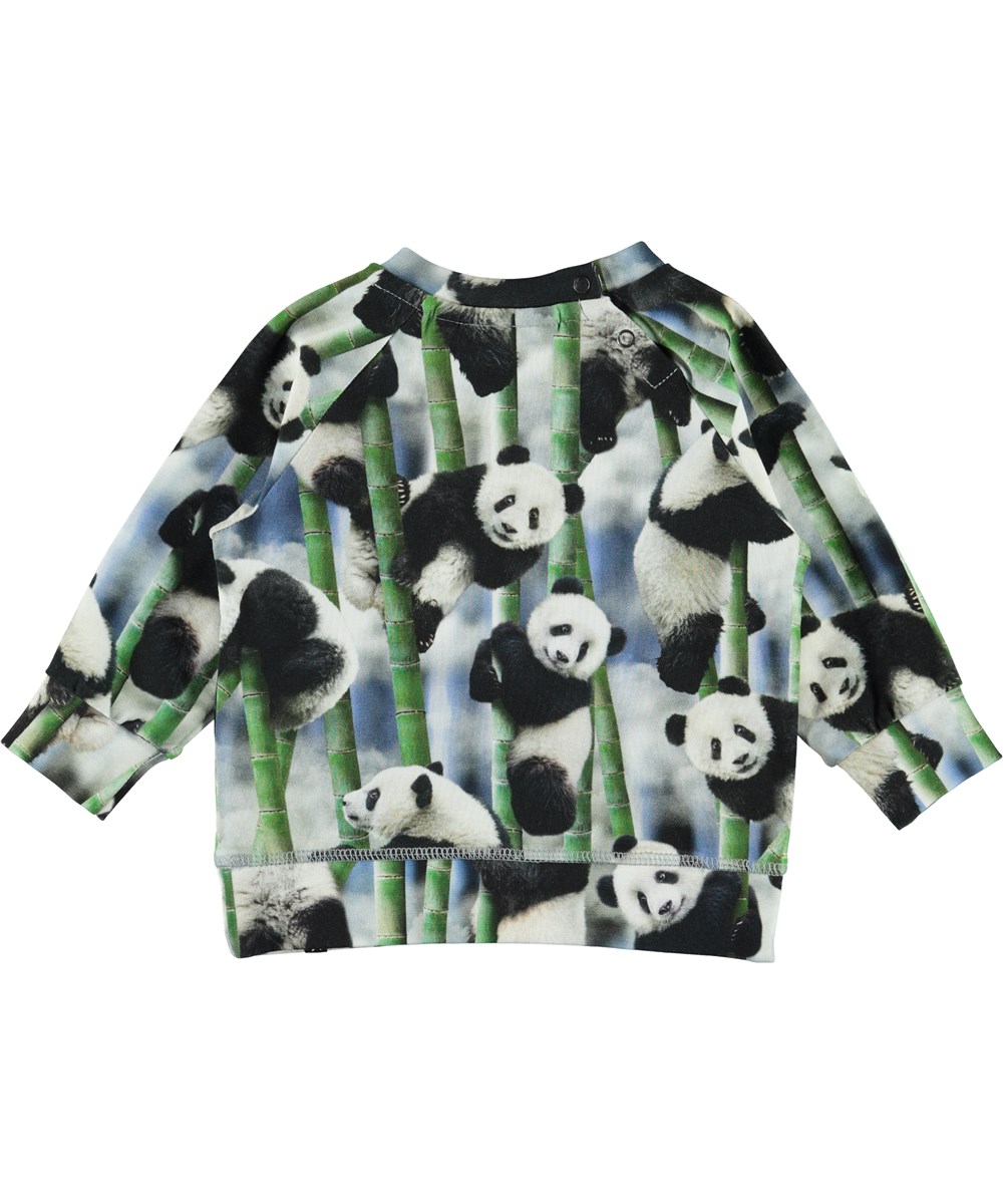 Elmo - Panda - Biologische baby shirt met panda