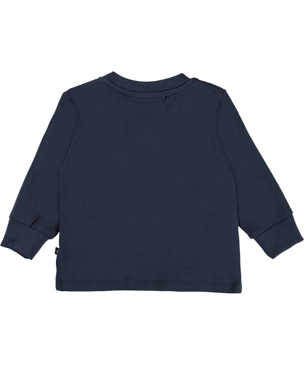Eloy - Earth Smile - Biologische babysweater met een smiley van de Aarde