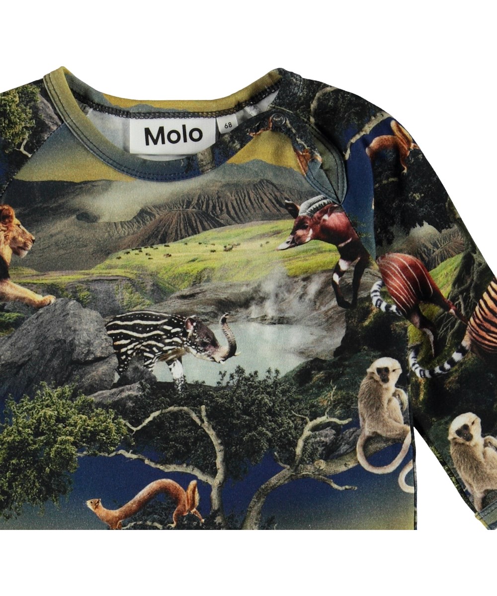 Ewald - Future Animals - Babyshirt met futuristische dieren