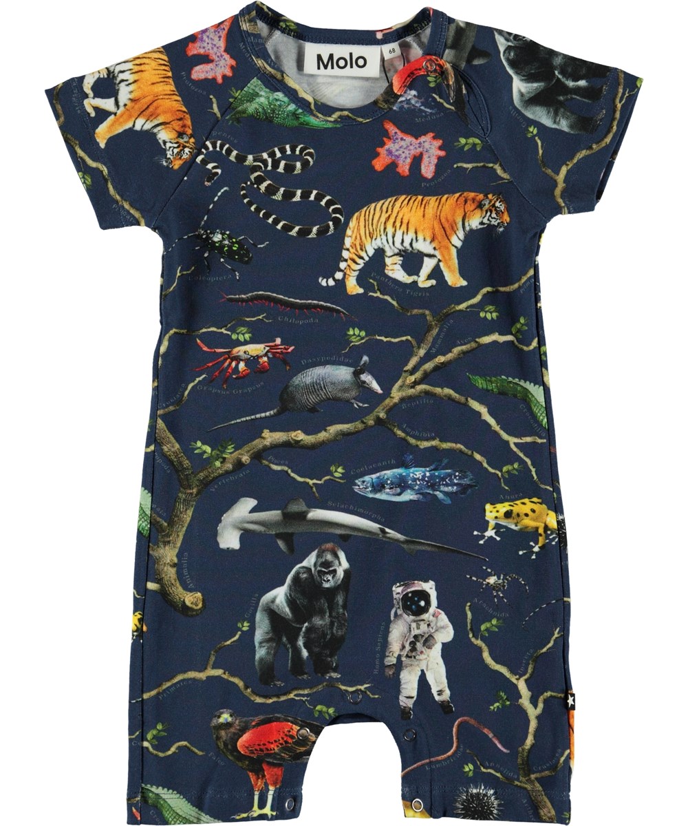 Felton - Tree Of Life - Ökologischer Baby Body mit Tieren und Bäumen