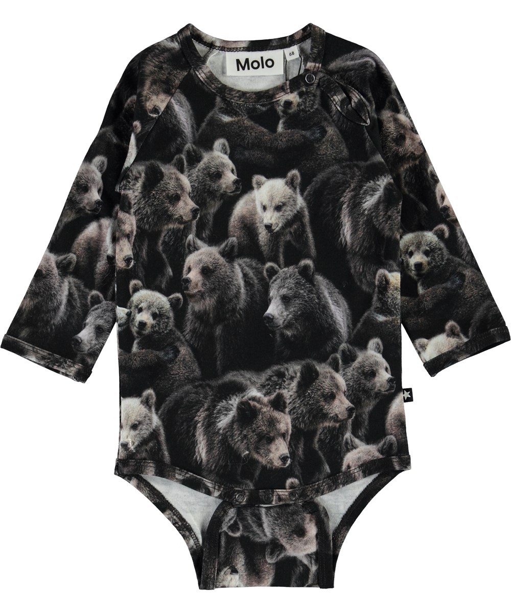 Field - Bears - Öko-Baby-Body mit Bären