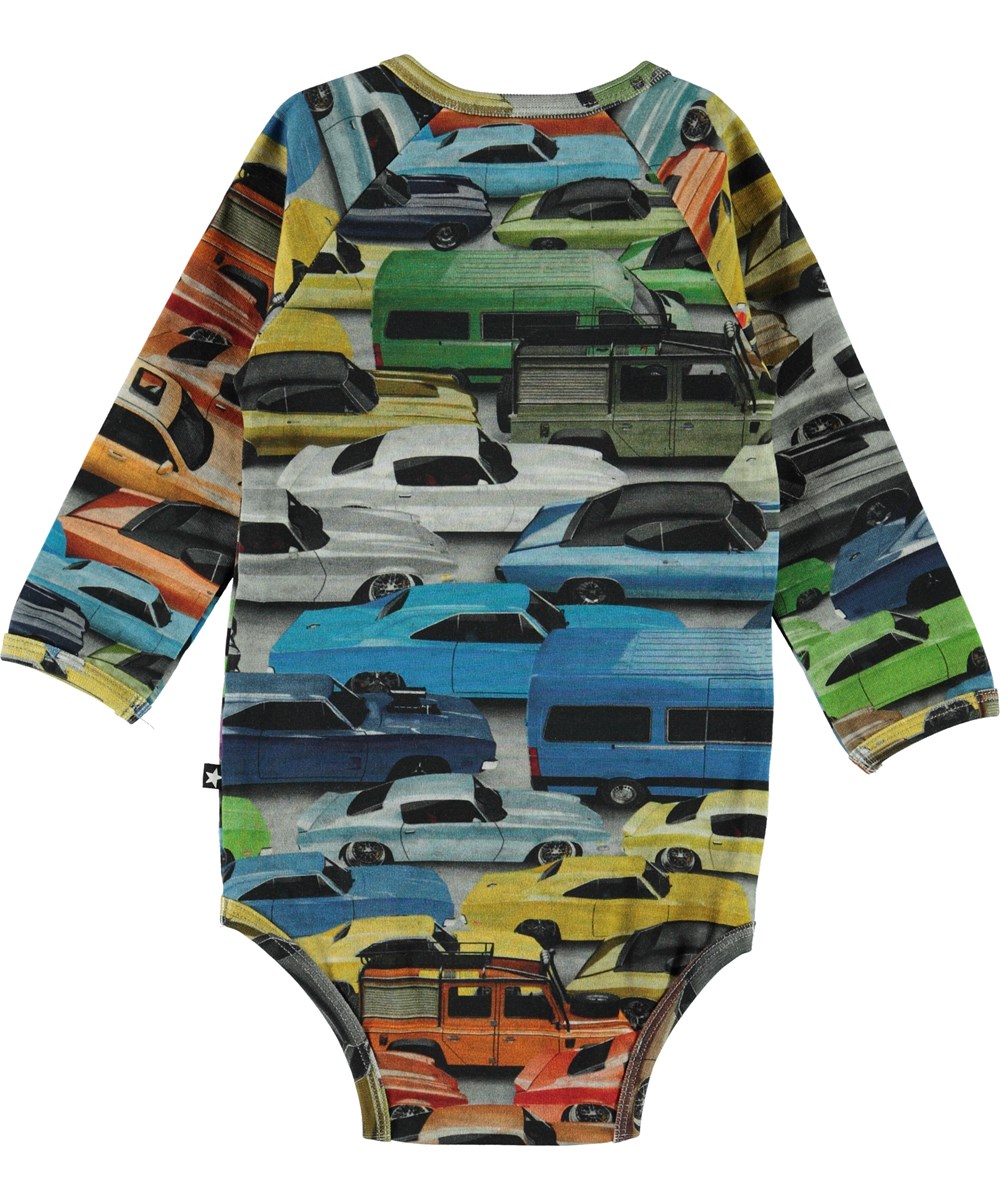 Field - Cars - Ökologischer Baby Body mit Autos