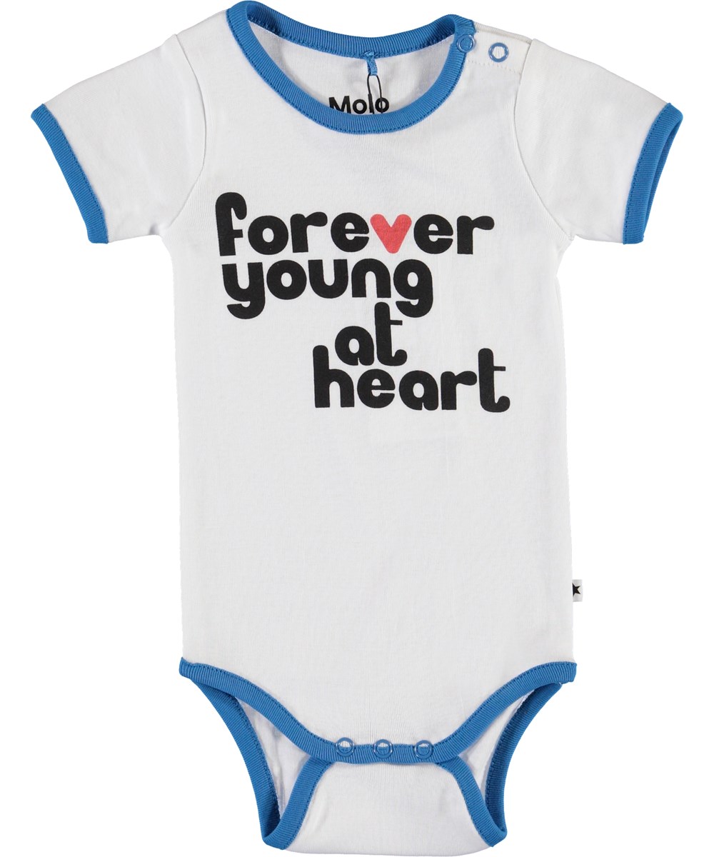 Fossie - White - Ökologischer Forever Young Baby Body 