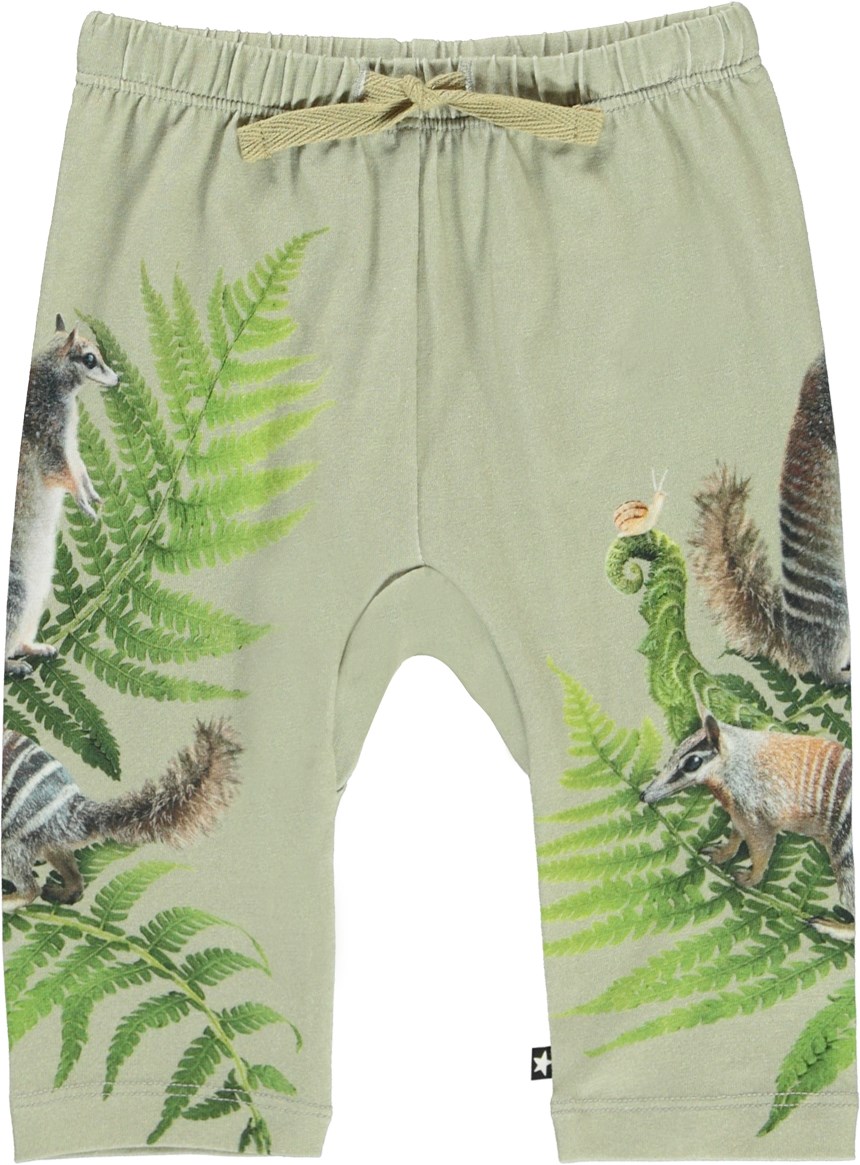 Sabb - Fern Climbers - Babyhose mit Aufdruck von Tieren und Pflanzen