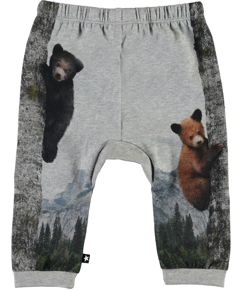 Sabbe - Climbing Bears - Öko-Babyhose mit Bären