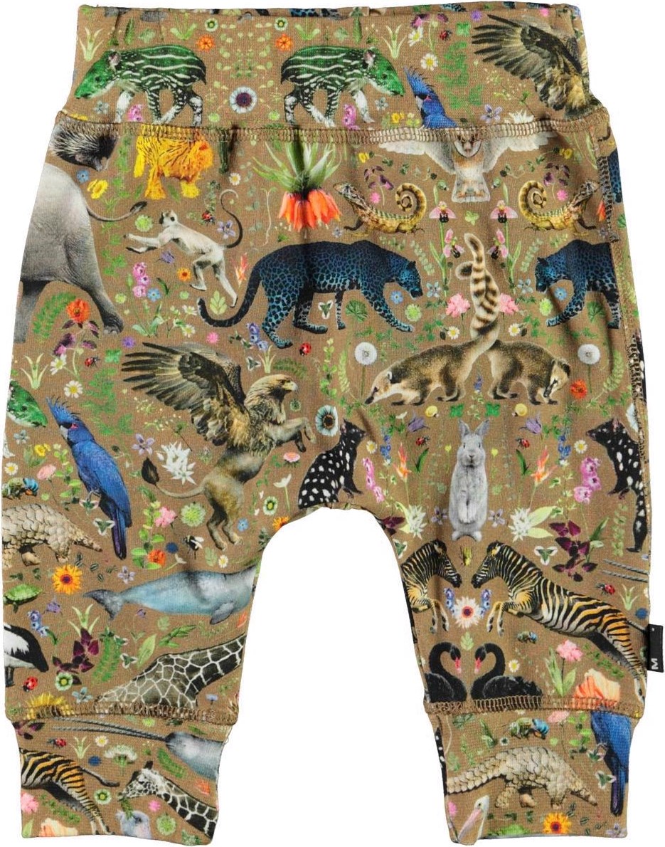 Sammy - Faunatastically - Weiche Babyhose Öko Tiere und Pflanzen