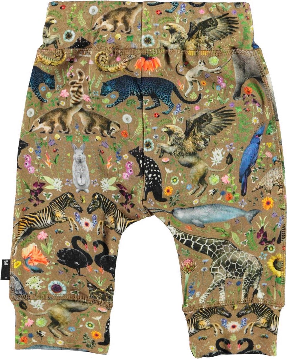 Sammy - Faunatastically - Weiche Babyhose Öko Tiere und Pflanzen