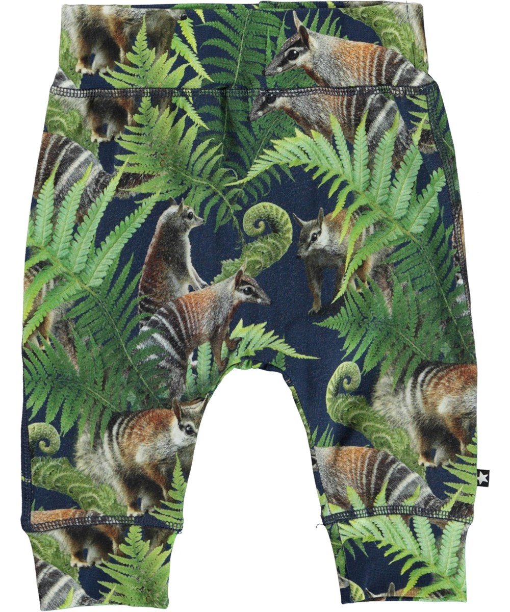 Sammy - Fern Friends - Babyhose mit Aufdruck von Tieren und Pflanzen