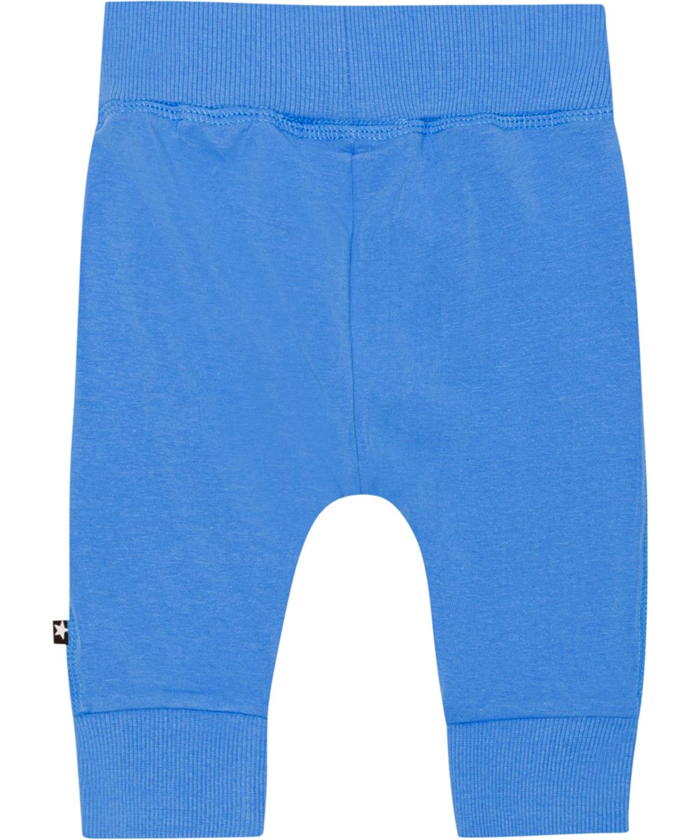 Sammy - Forget Me Not - Blaue Hose für die Kleinen aus Öko-Baumwolljersey
