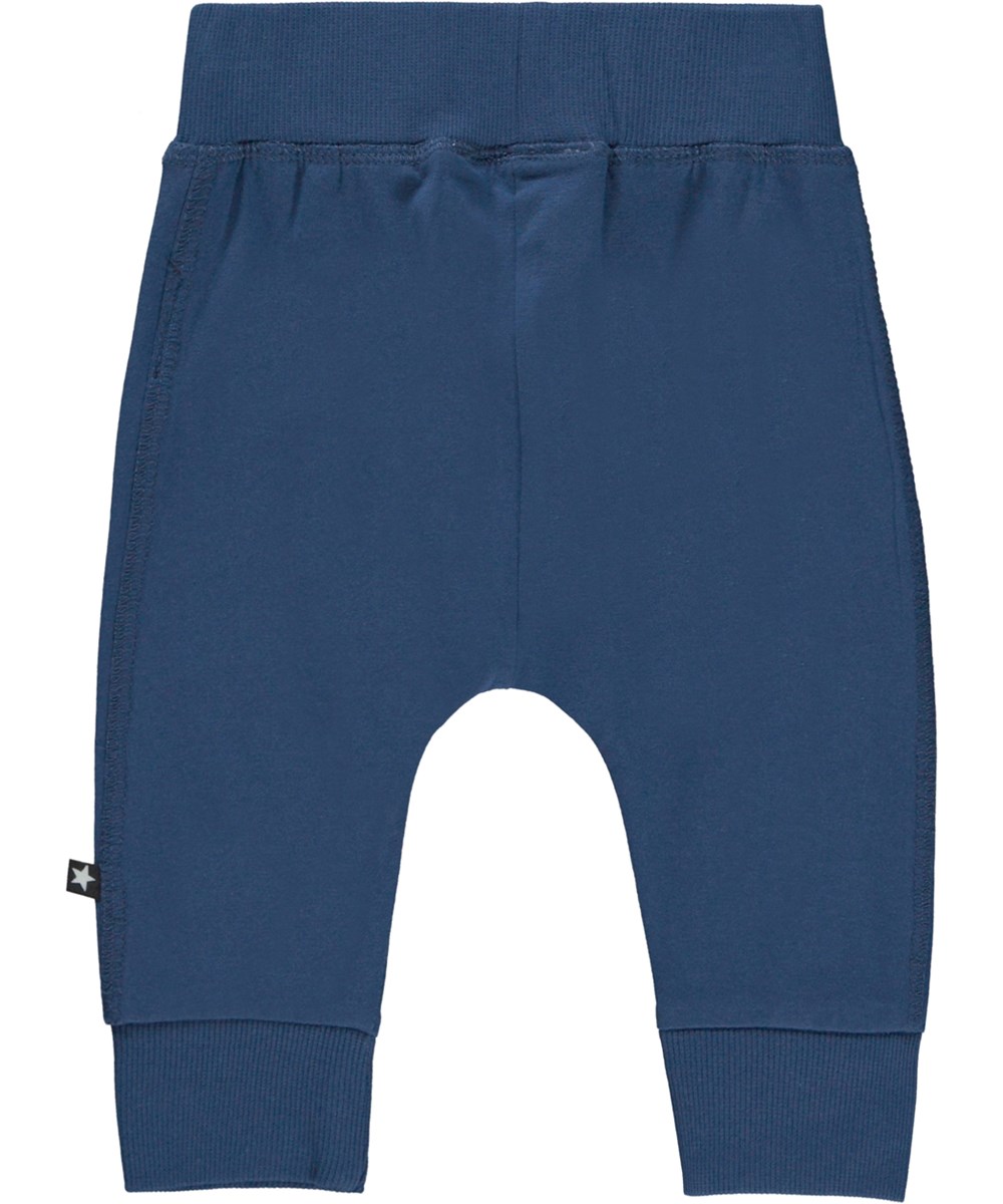 Sammy - Indigo - Blaue Öko-Babyhose