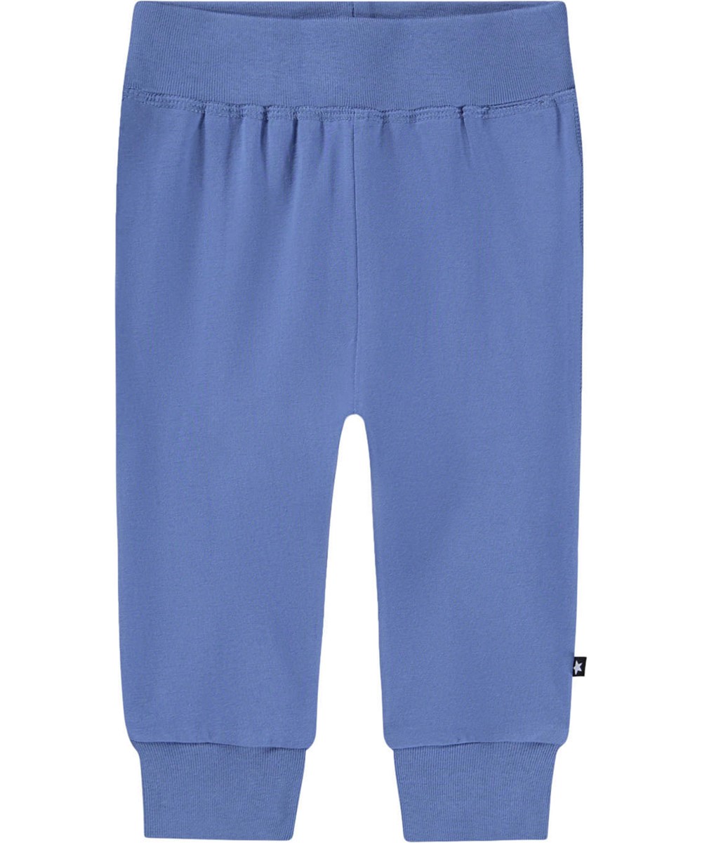 Sammy - Shallow Sea - Blaue Hosen für die Kleinen aus Öko-Baumwolle.