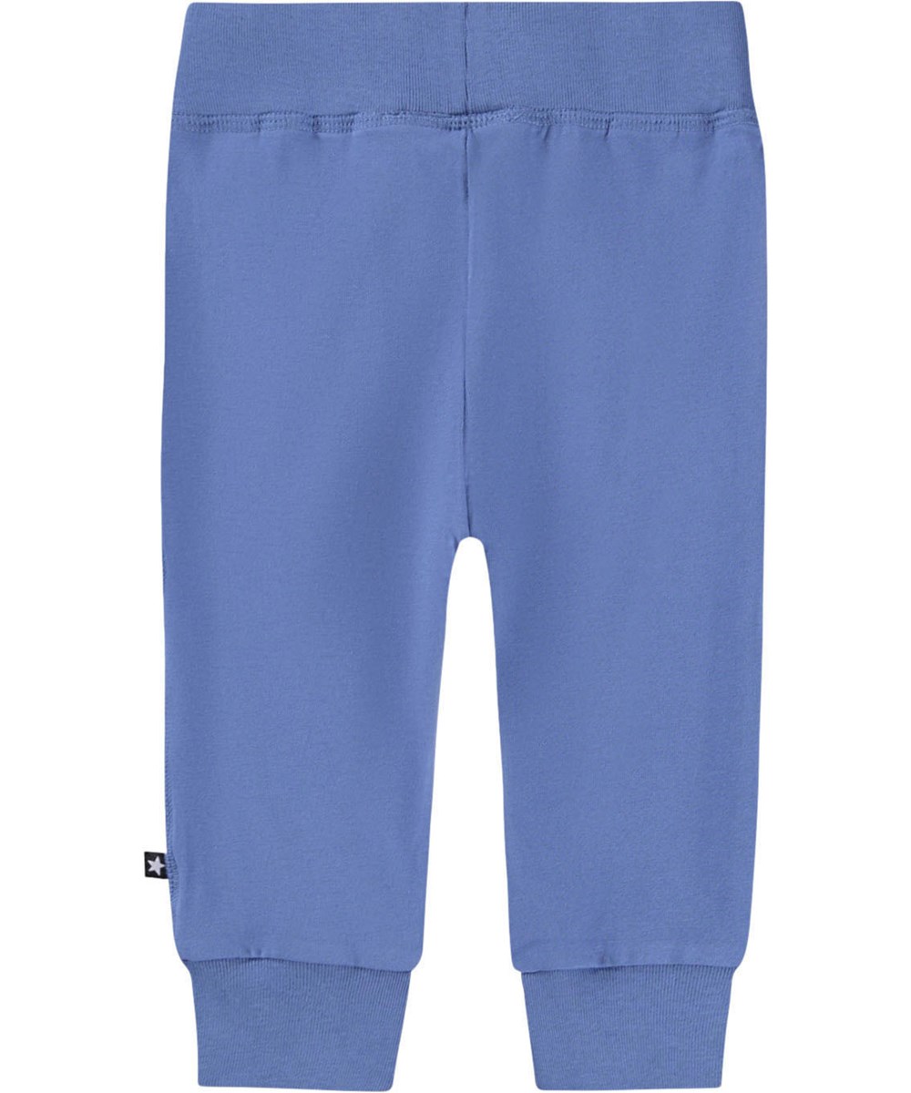 Sammy - Shallow Sea - Blaue Hosen für die Kleinen aus Öko-Baumwolle.