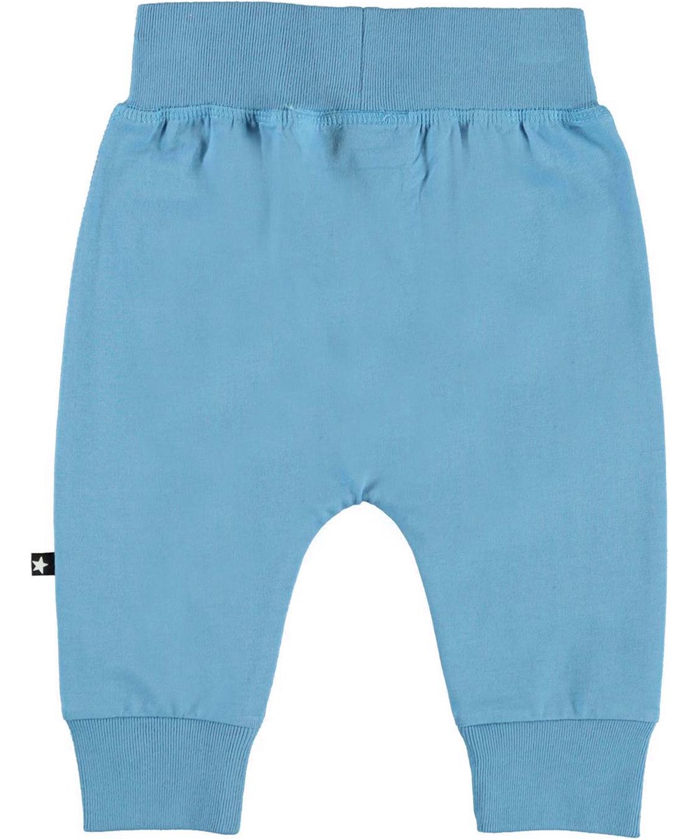 Sammy - Heritage Blue - Blaue weiche Babyhose Öko