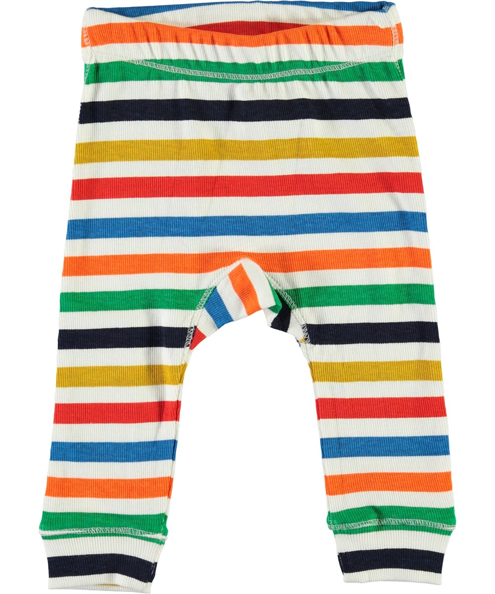 Seb - Multi Colour - Multifarbende Baby Hosen in Streifen