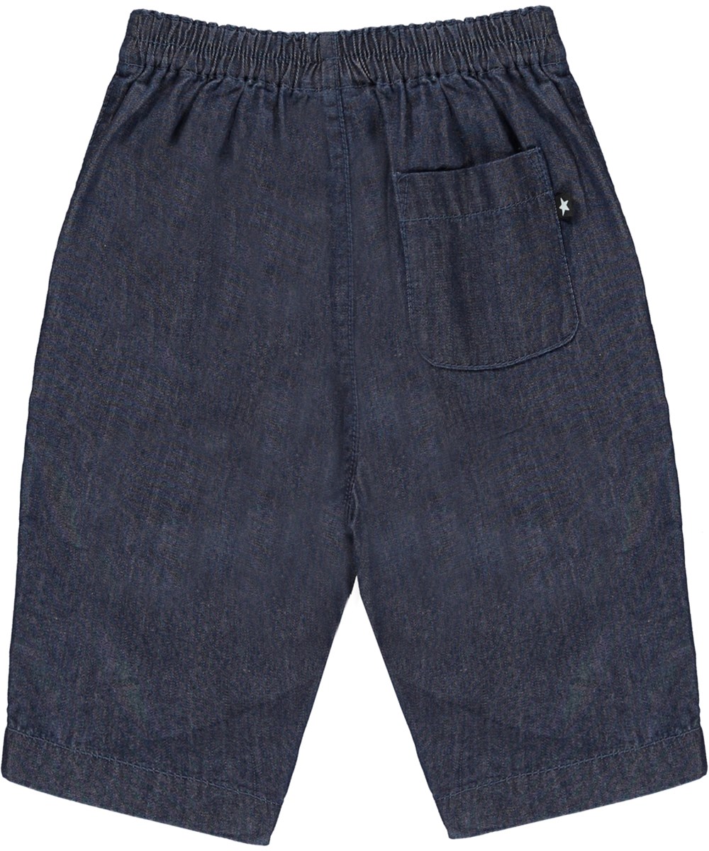 Soy - Dark Indigo - Babyhose aus dunkelblauem Denim