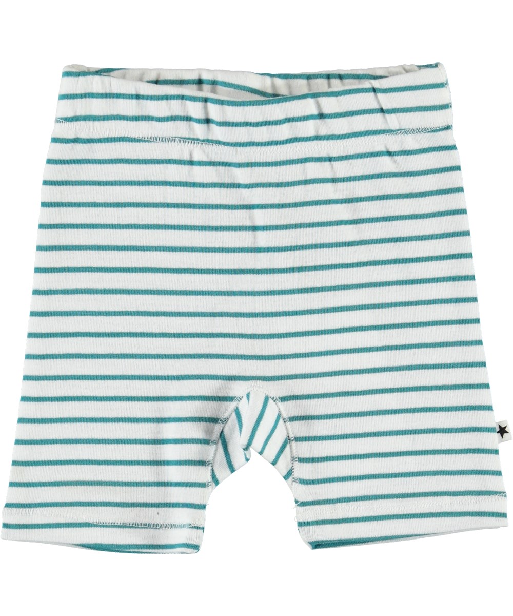 Sebbo - Kerosene Stripe - Ökologische gestreifte Baby Shorts