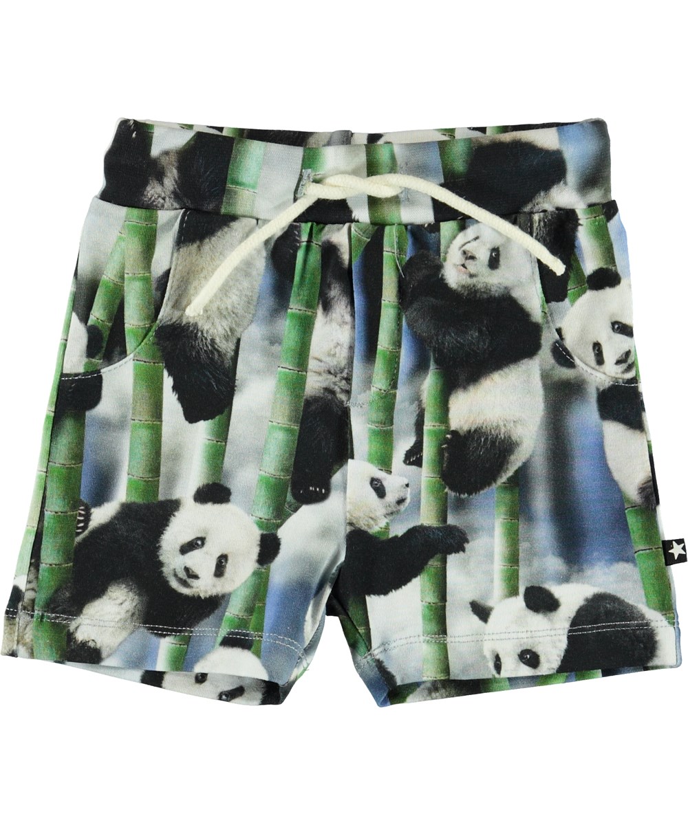 Simroy - Panda - Ökologische Baby Shorts mit Pandas