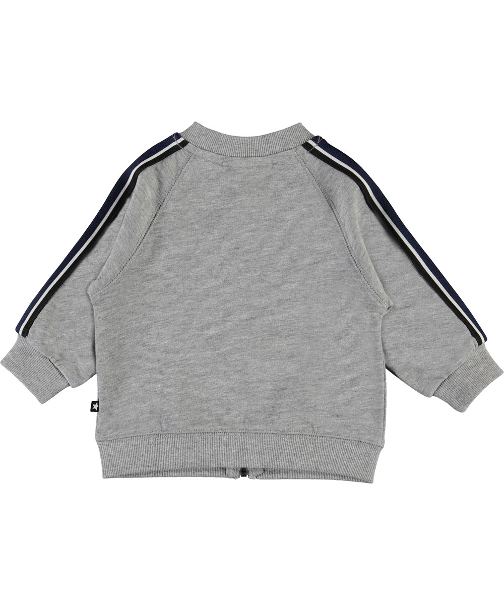 Daylo - Grey Melange - Baby-Sweatshirt mit Stern