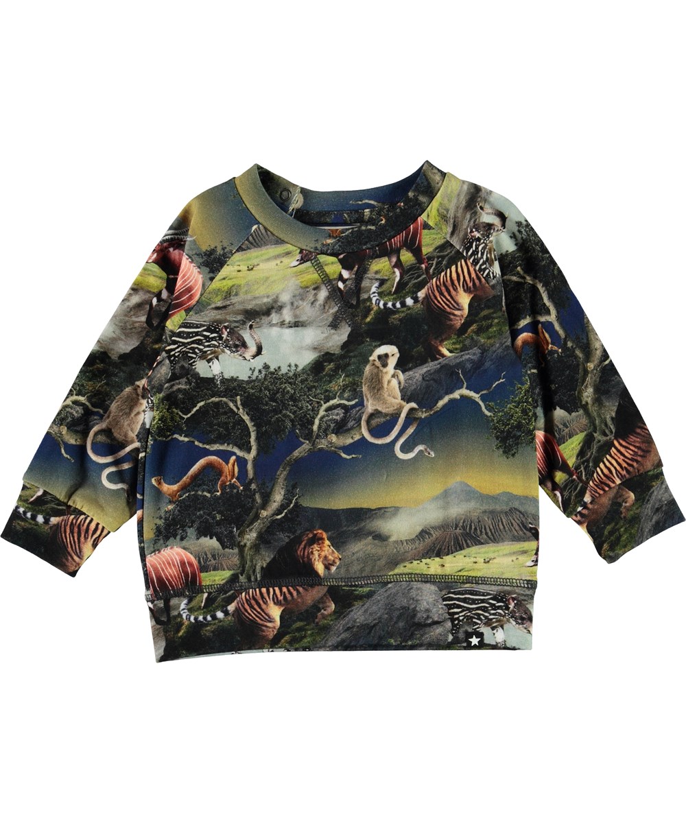 Elmo - Future Animals - Öko-Babybluse mit Tieren