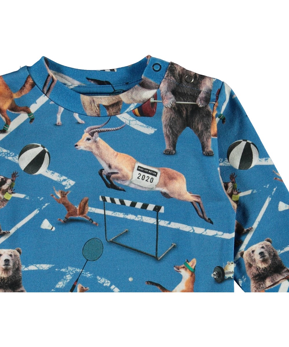 Eloy - Athletic Animals - Öko-Babybluse Sport