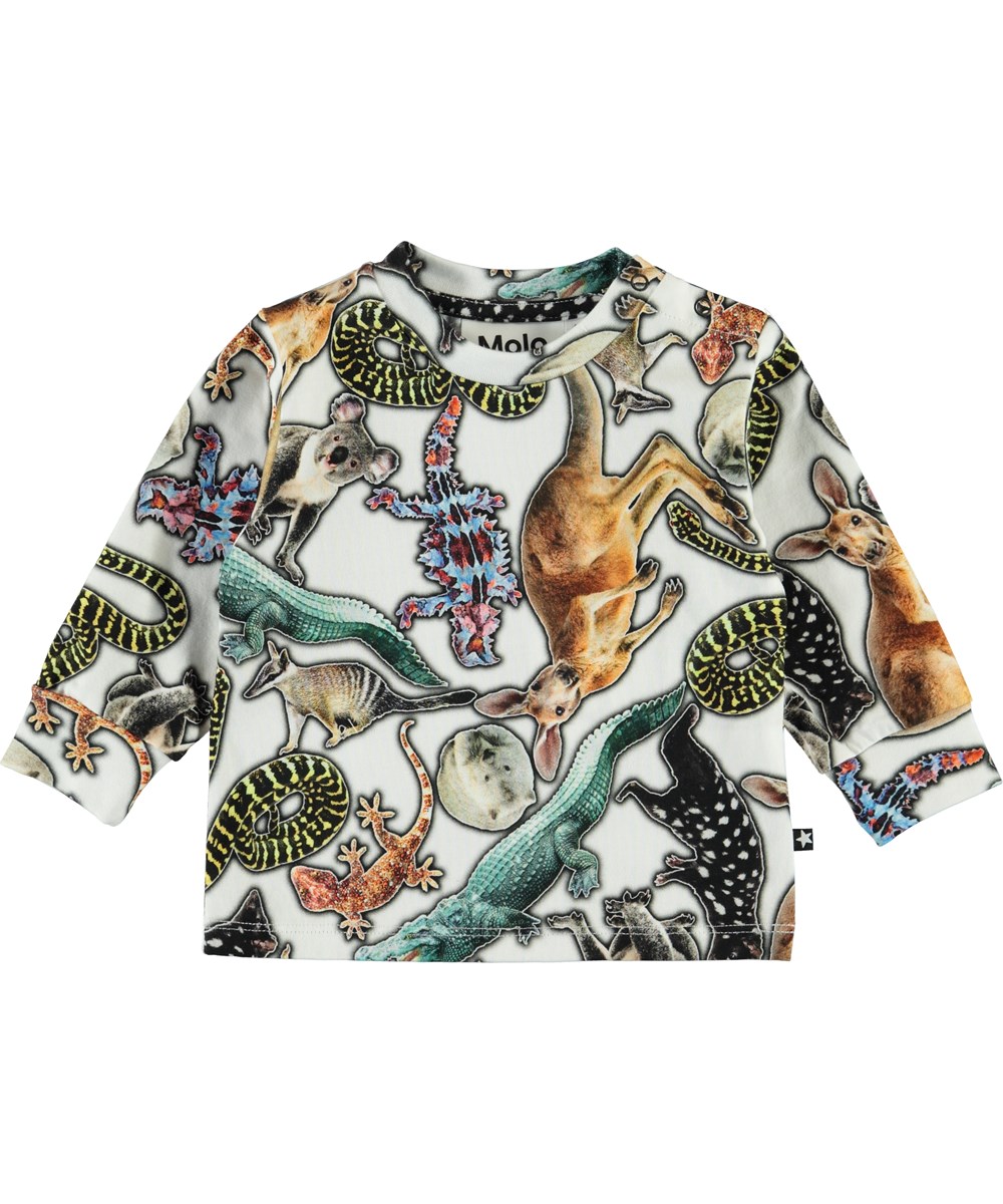 Eloy - Australian Animals - Ökologisches Baby Sweatshirt mit Tieren
