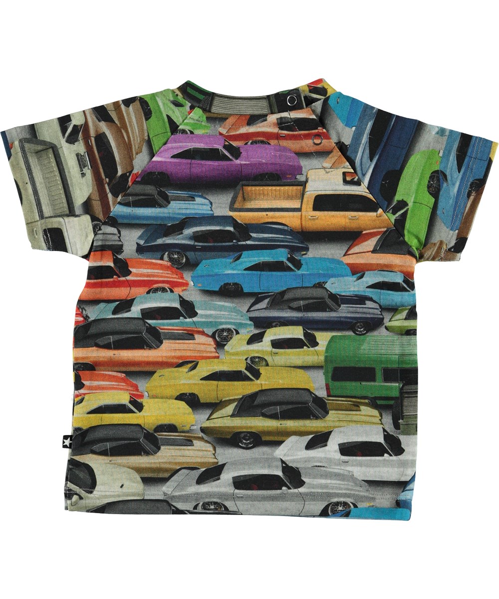 Emmett - Cars - Ökologisches Baby T-Shirt mit Autos