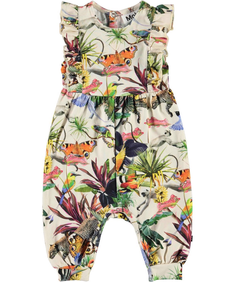 Fallon - Imaginary Jungle - Öko Baby Hosenanzug Fantasy Dschungel