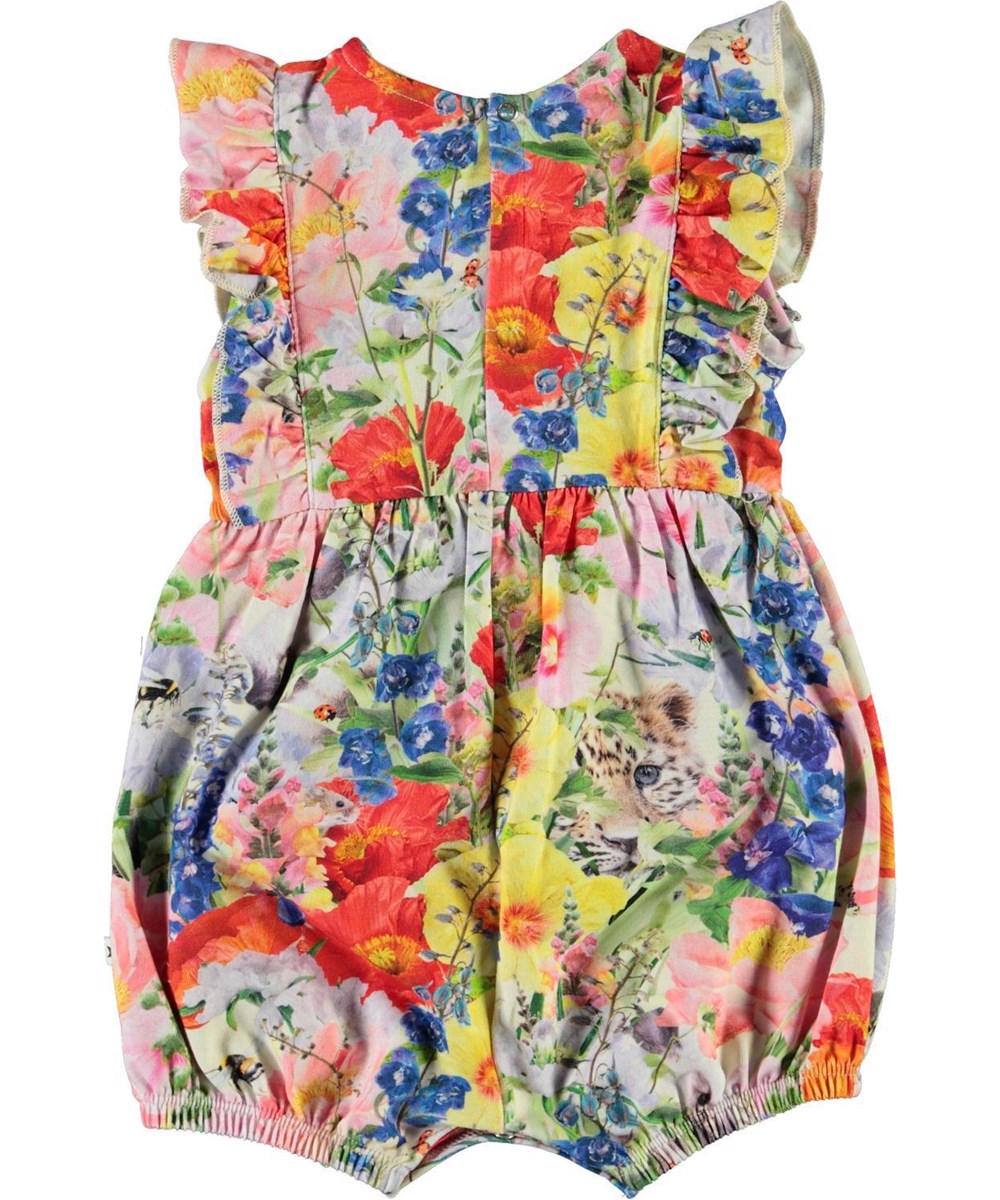 Felicia - Hide And Seek - Baby-Anzug mit Blumen-Druck und Rüschen